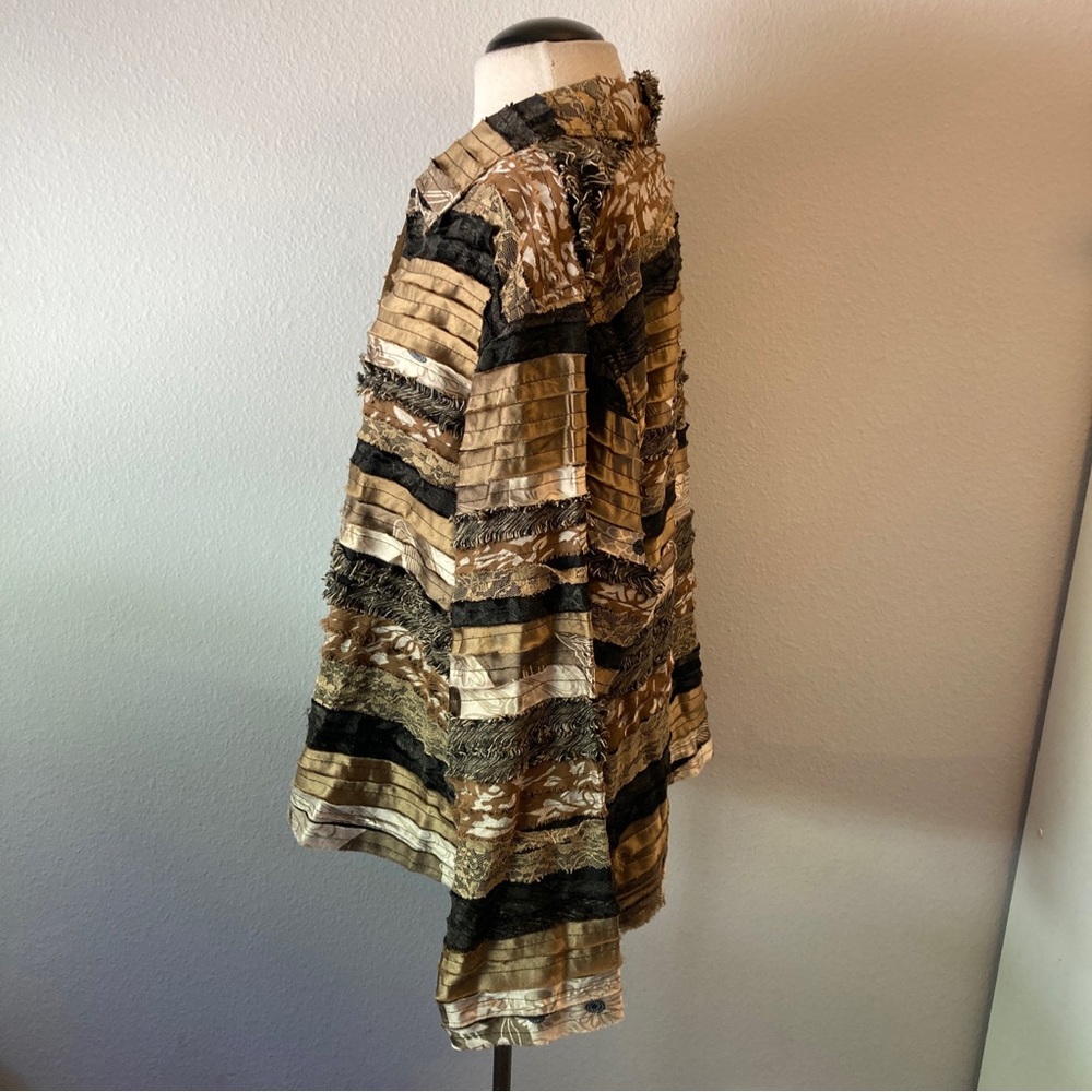 Tantrums Collection Multi Color & Texture Silk Bl… - image 4